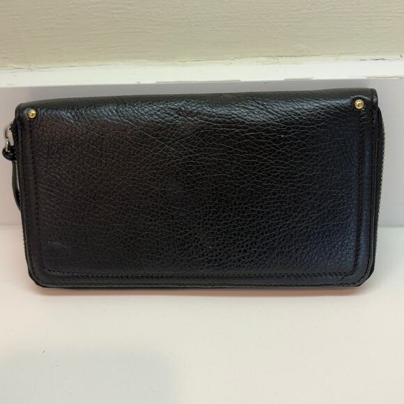 Chloe Black Leather Paddington Wallet With Key Use As Clutch - Picture 8 of 12